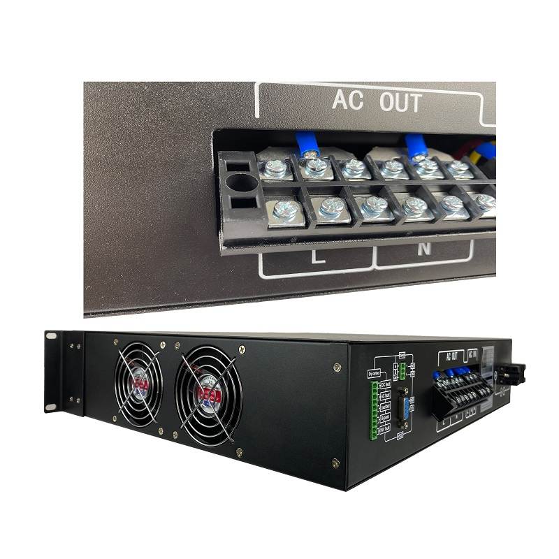 Globális ellátás Egyfázisú AC dc 48 AC 125 V-os inverterhez dc tápegység rackbe szerelhető inverter
